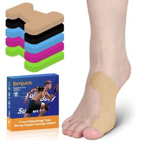 KTQUICK Precut Bunion Tape for Big Toe, 40 PCS, 20% Stronger Adhesive,Beige in Kuwait