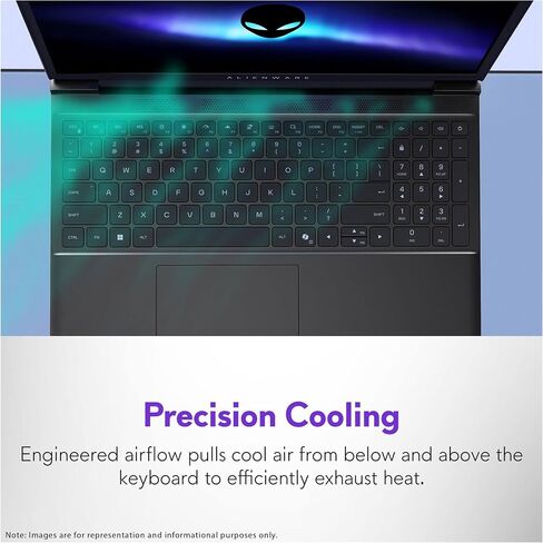 Alienware 15 Gaming Laptop, AMD Ryzen 7 260, 64 GB DDR5 RAM, 4 TB PCIe SSD, 15.3" WUXGA (1920x1200) 165 Hz, NVIDIA G-Force RTX 5060, Backlit Keyboard, W11 Home, Nova Black + Traix Mousepad in Saudi Arabia