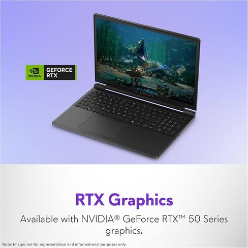Alienware 15 Gaming Laptop, AMD Ryzen 7 260, 64 GB DDR5 RAM, 4 TB PCIe SSD, 15.3" WUXGA (1920x1200) 165 Hz, NVIDIA G-Force RTX 5060, Backlit Keyboard, W11 Home, Nova Black + Traix Mousepad in Saudi Arabia