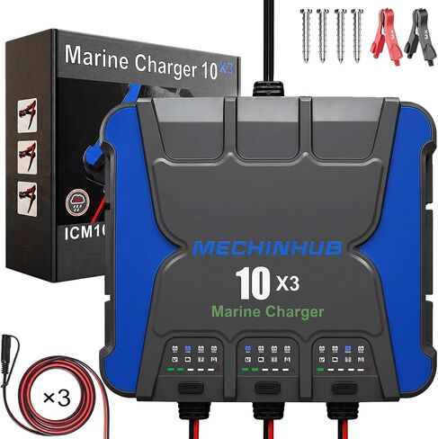 2 Bank (10A / Bank) OnBoard Marine Battery Charger-12V Boat Charger in Saudi Arabia