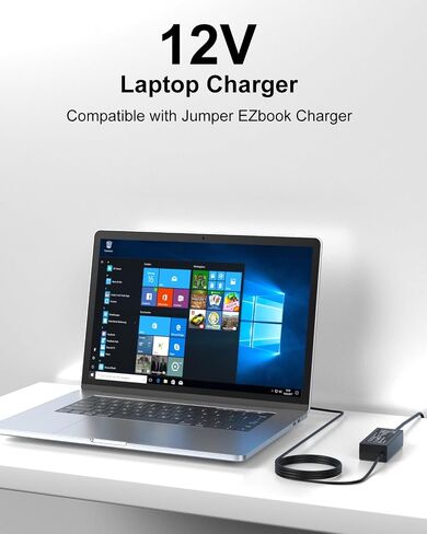 شاحن كمبيوتر محمول بتيار متردد 12 فولت 5 أمبير متوافق مع سلك طاقة Jumper EZbook in Kuwait