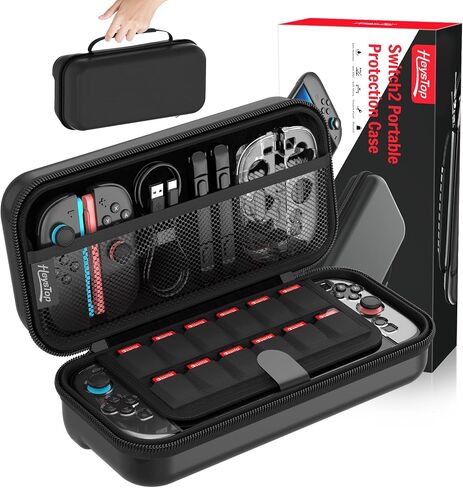 HEYSTOP Carrying Case for Nintendo Switch 2, Water-Resistant Hard Shell in Kuwait