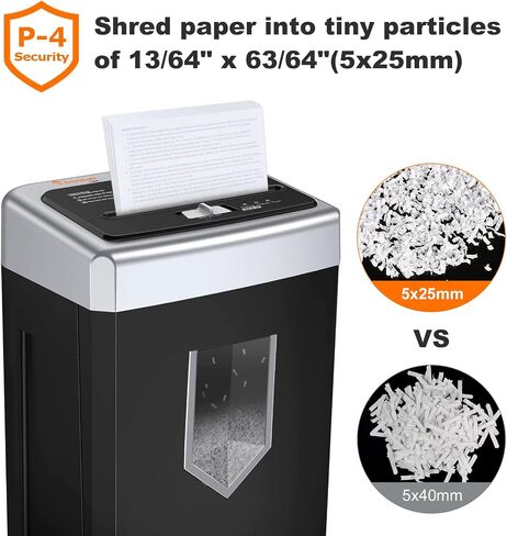 Bonsaii 15-Sheet Cross-Cut 40-Min Heavy Duty Paper Shredder for Home Office in Kuwait