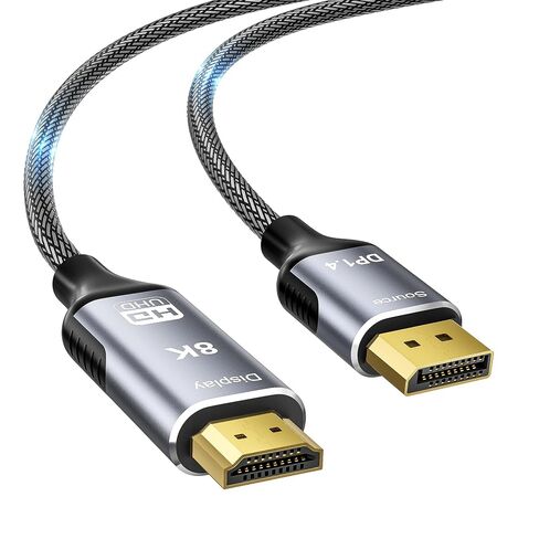 8K DisplayPort to HDMI 2.1 Cable 6.6FT - 8K@60Hz 4K@240Hz, Dynamic HDR in Saudi Arabia
