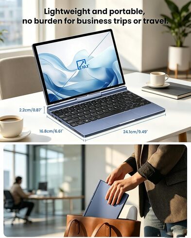 KOOFORWAY 10.1" 2-in-1 Touchscreen Mini Laptop, Intel Core i3,Win 11 Pro in Saudi Arabia