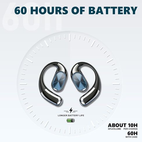 Open Ear Earbuds, Bluetooth 6.0 Wireless Earphones, ENC Mic in Saudi Arabia