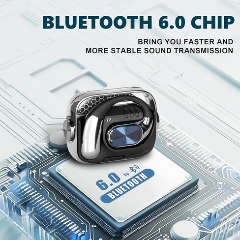 Open Ear Earbuds, Bluetooth 6.0 Wireless Earphones, ENC Mic in Saudi Arabia