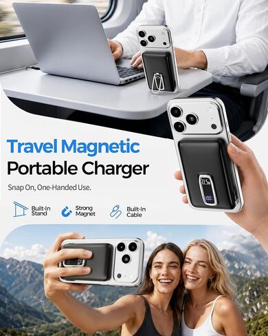for MagSafe Power Bank iPhone,Portable Charger with USB-C Cable in Saudi Arabia