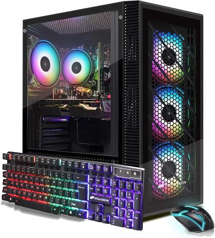 STGAubron Gaming PC Desktop,Core i5-9400F,RX 580 16G,16G DDR4,1T SSD in Saudi Arabia