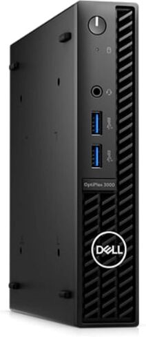 Dell Optiplex 3000 Micro Tower Desktop (2022) | Core i5-12500T - 512GB SSD Hard Drive - 8GB RAM | 6 cores @ 4.4 GHz Win 11 Home Black (Renewed) in Saudi Arabia
