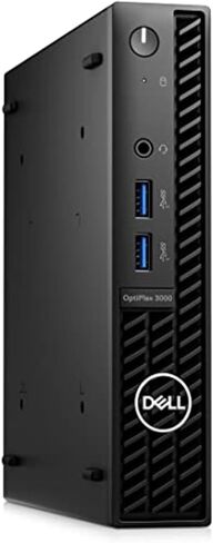 Dell Optiplex 3000 Micro Tower Desktop (2022) | Core i5-12500T - 512GB SSD Hard Drive - 8GB RAM | 6 cores @ 4.4 GHz Win 11 Home Black (Renewed) in Saudi Arabia