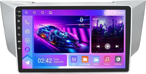 for Lexus RX300/RX330/RX350/RX400H 2004-2009 Android 13 Wireless Carplay in Saudi Arabia