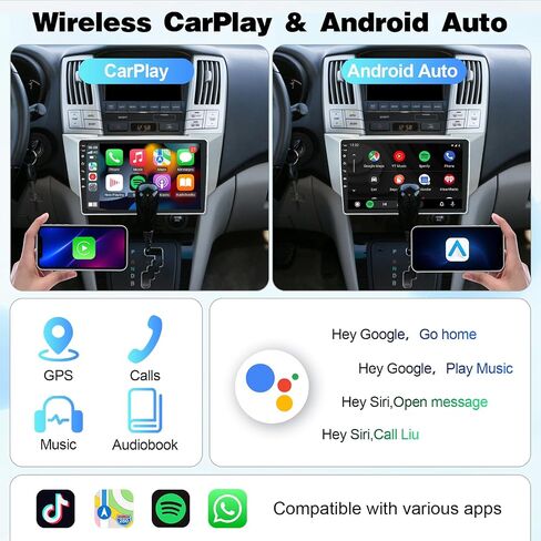 for Lexus RX300/RX330/RX350/RX400H 2004-2009 Android 13 Wireless Carplay in Saudi Arabia