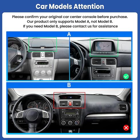 راديو سوبارو فورستر 2004-2008 مع Carplay Android Auto لاسلكيًا. 9 "IPS شاشة تعمل باللمس سيارة ترقية مشغل MP5 ستيريو بلوتوث DSP FM/RDS راديو Y-OUTUBE كاميرا احتياطية للفيديو عبر الإنترنت SWC مرآة الارتباط in Kuwait