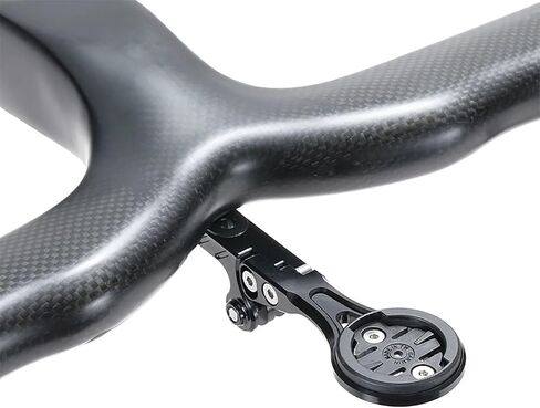 Aero Integrated Handlebar System Out Front Bicycle Computer Mount for Garmin Edge Wahoo Elemnt Bryton Fits Canyon CEP Cockpits and Wilier Filante Bar Handlebar and More (Black B) in Saudi Arabia
