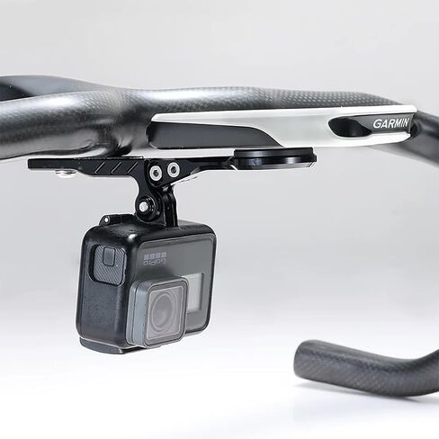 Aero Integrated Handlebar System Out Front Bicycle Computer Mount for Garmin Edge Wahoo Elemnt Bryton Fits Canyon CEP Cockpits and Wilier Filante Bar Handlebar and More (Black B) in Saudi Arabia