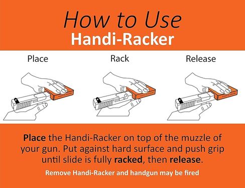 Large Pistol Slide Rack Assist Tool - No Retail Packaging in Saudi Arabia