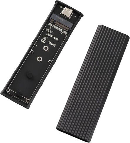 M.2 NGFF SSD Enclosure Adapter Durable Aluminum Alloy with USB C 3.1 for Data Storage on the Go in Saudi Arabia