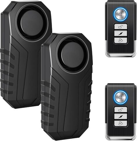 Cruxer 110dB Bike Alarm with Seatpost Bracket, USB-C Recharge with Remote in Saudi Arabia