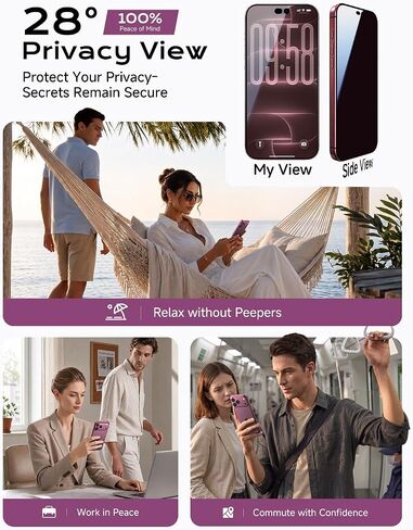MAGIC JOHN Privacy for iPhone 18 Pro Max Screen Protector 6.9 inch in Saudi Arabia