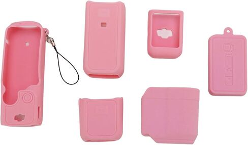 Camera Protective Silicone Cover Shockproof Anti Slip for 3 Photography (Roseate) in Saudi Arabia