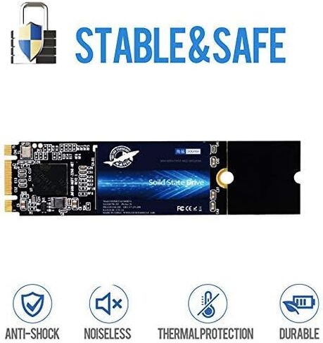 SSD SATA M.2 2280 128GB Dogfish Ngff Internal Solid State Drive High Performance Hard Drive for Desktop Laptop SATA III 6Gb/s Includes SSD 60GB 120GB 240GB 480GB 1TB (128GB M.2 2280) in Saudi Arabia