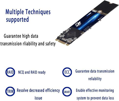 SSD SATA M.2 2280 128GB Dogfish Ngff Internal Solid State Drive High Performance Hard Drive for Desktop Laptop SATA III 6Gb/s Includes SSD 60GB 120GB 240GB 480GB 1TB (128GB M.2 2280) in Saudi Arabia