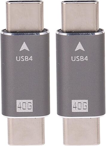 2Pcs USB C Male to Male Adapter, 40Gbps 100W Fast Charging 8K in Saudi Arabia