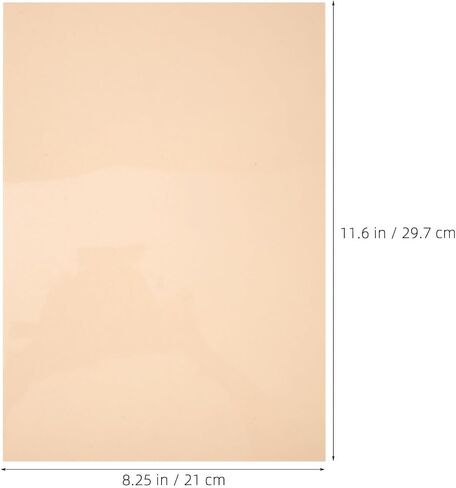 Gel Light Filter Sheets PVC 25pcs 11.7x8.3 Inch Orange in Saudi Arabia