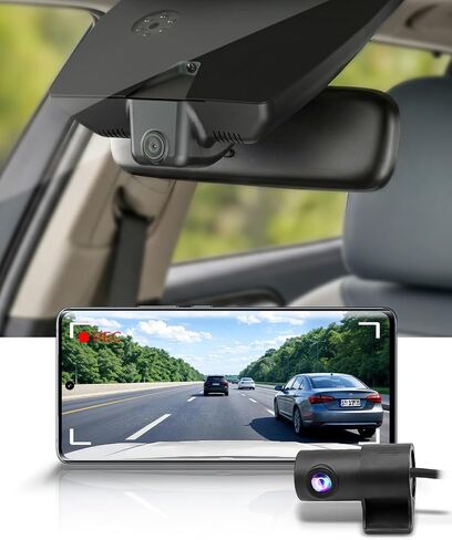Fitcamx Front 4K+Rear 1080P Dash Cam Adapts for Kia Sportage 2023-2026 & Hybrid (Part No#DW010/P1020/R2010), OEM Look, 2 Way HD Video, WiFi & APP, Loop Recording, G-Sensor, Easy to Set, 128GB Card in Saudi Arabia