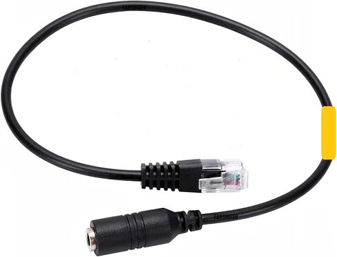 RJ9 to 3.5mm Adapter Smartphone 3.5mm Jack to RJ9/RJ10 Plug iPhone Headset Adapter for Cisco 7941 7970 7980 8945 9951 7940 7945G Series IP Phones in Kuwait