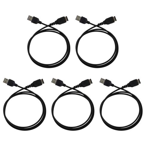 Harper Grove USB Power Cord Charger Cable 3FT 5 Pack, for Nintendo DS GameBoy Gameboy Advance Gameboy Advance SP GBA SP (Black) in Saudi Arabia