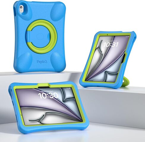 Pepkoo Kids Heavy Duty Rugged Protective Case for iPad Air 11" M2 M3 in Saudi Arabia
