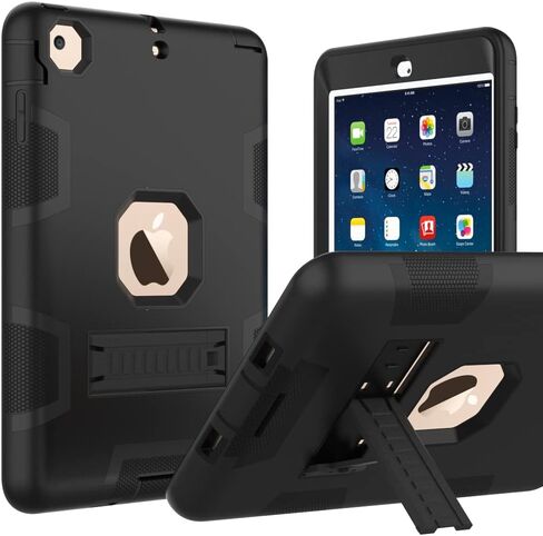 Puxicu Case for iPad mini 5, iPad mini 4 Case (Old Model), Heavy Duty Rugged Protective, Cover for 7.9 inch iPad mini 4th&5th, Black in Saudi Arabia