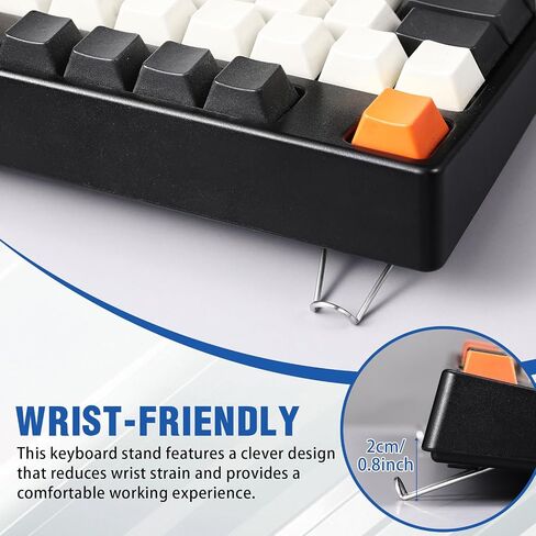 2 Pcs Replacement Keyboard Feet Leg, Metal Stand for Desk in Saudi Arabia