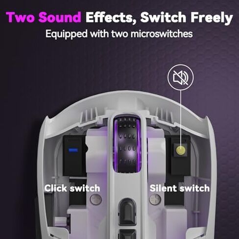 Aula WIN60 HE - 60% Mechanical Gaming Keyboard Wired, Hall Effect Magnetic Switch Keyboard+SM802 Wireless Gaming Mouse,24,000 DPI Max,Lightweight Computer Mouse for Laptop/PC in Kuwait