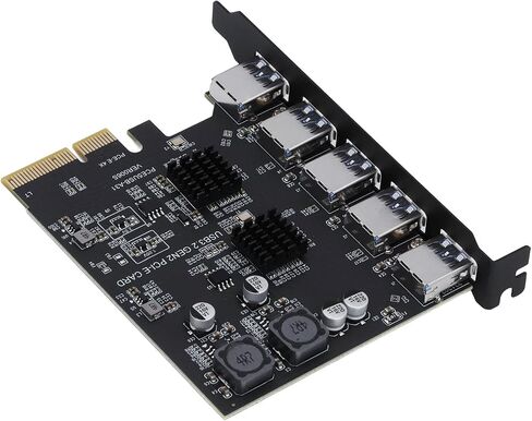 USB 3.2 Gen 2 Expansion Card, 5 Port 10Gbps in Saudi Arabia