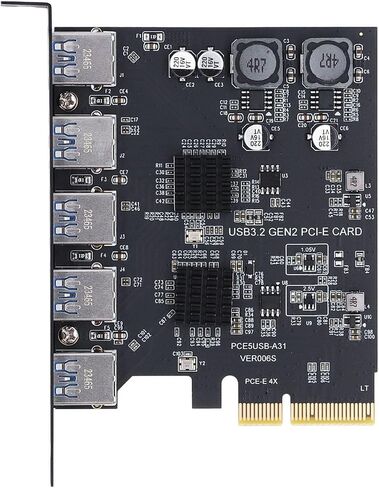 USB 3.2 Gen 2 Expansion Card, 5 Port 10Gbps in Saudi Arabia