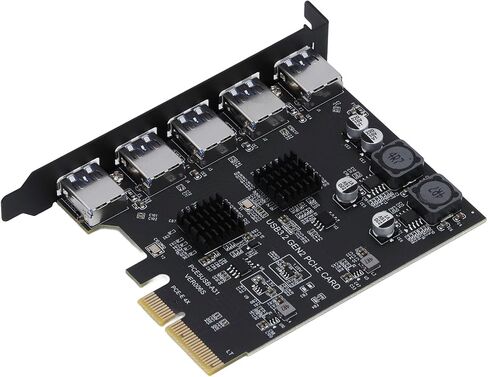 USB 3.2 Gen 2 Expansion Card, 5 Port 10Gbps in Saudi Arabia
