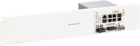 Rackmount.IT مجموعة أدوات التثبيت على حامل Fortinet FGR-70F / FGR-70F-3G4G - حامل حامل مقاس 1U مقاس 19 بوصة - جهاز مزدوج جاهز لتخفيف الضغط والتركيب الآمن (RM-FR-T24) in Kuwait