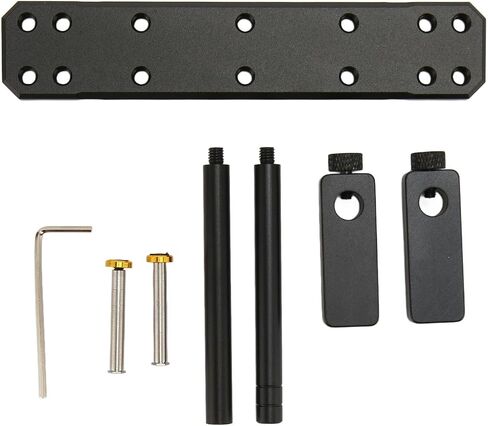 Graphics Card Support Bracket with Rubber Pad, Adjustable Height & Position, GPU Anti-Sag Holder for Case Bottom Fan, Easy Installation, Aluminum Alloy in Saudi Arabia