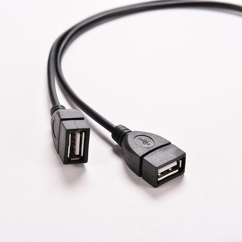 Usb Splitter Cable Dual Female To Male Adapter Cord in Saudi Arabia