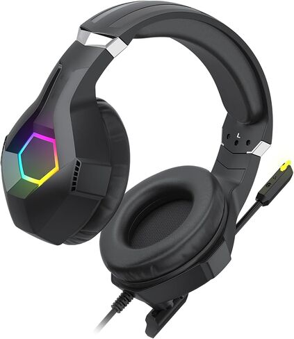 Gaming Headset 40mm Drivers 7.1 Surround Sound Wired (Black) in Saudi Arabia