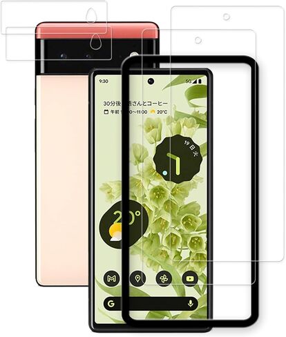 Easy Alignment Frame Designed For Google Pixel 6 Tempered Glass Screen Protector 2-Pack Camera Lens Protector Film 2-Pack in Saudi Arabia