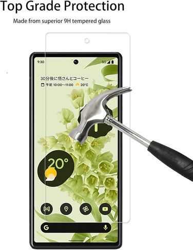 Easy Alignment Frame Designed For Google Pixel 6 Tempered Glass Screen Protector 2-Pack Camera Lens Protector Film 2-Pack in Saudi Arabia