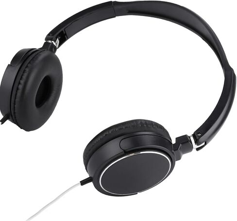 Compact Stereo Headphone with Adjustable Headband for Comfortable Listening All Day, Perfect for Smartphones and Laptops in Kuwait