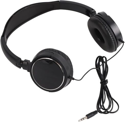 Compact Stereo Headphone with Adjustable Headband for Comfortable Listening All Day, Perfect for Smartphones and Laptops in Kuwait
