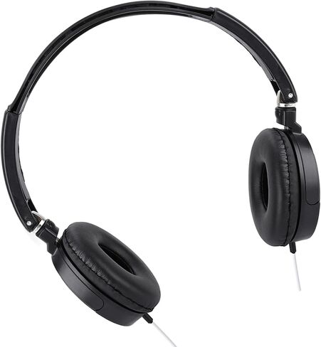 Compact Stereo Headphone with Adjustable Headband for Comfortable Listening All Day, Perfect for Smartphones and Laptops in Kuwait