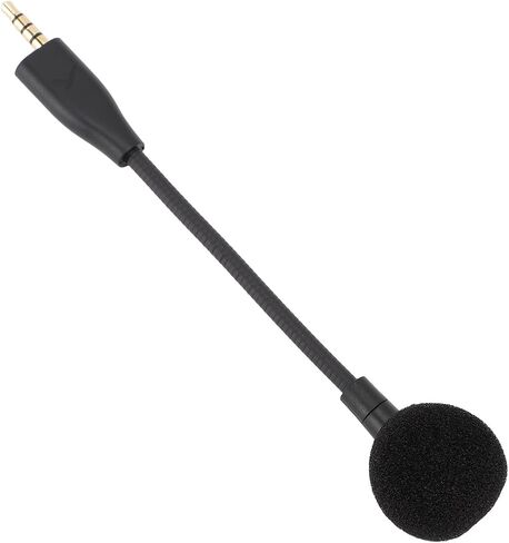 Gaming Headset Mic Flexible Gooseneck Microphone for Clear Voice Communication 15CM Length Portable for MMX100 MMX150 Headsets in Saudi Arabia