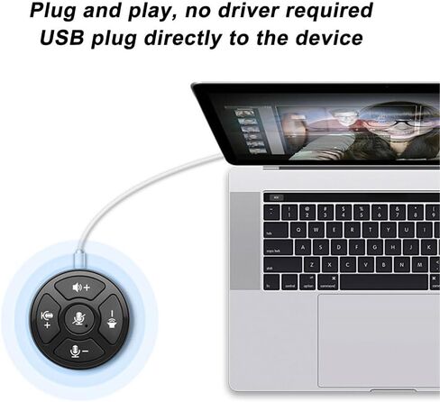 Desktop Conference Microphone with Mute Control Switch LED Light in Saudi Arabia